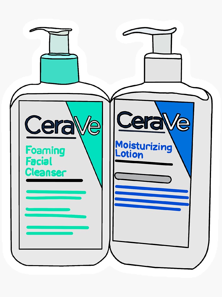 "cera ve " Sticker for Sale by Agsum16 | Redbubble
