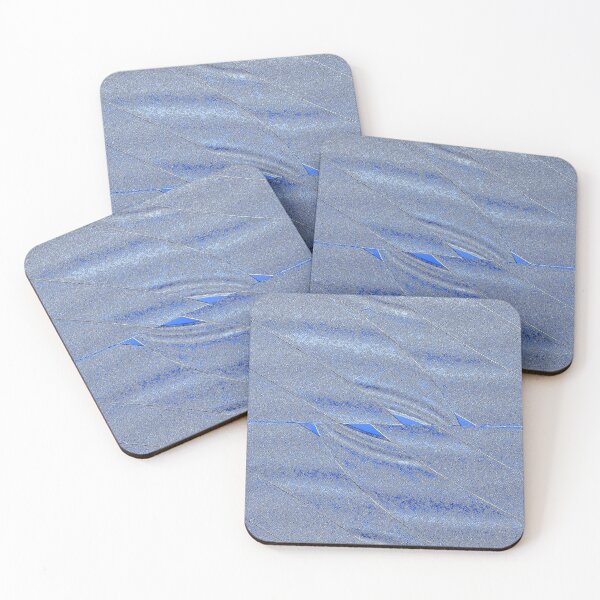 Item preview, Blue Frosted Interlacing Stripes designed and sold by fatenanwar.