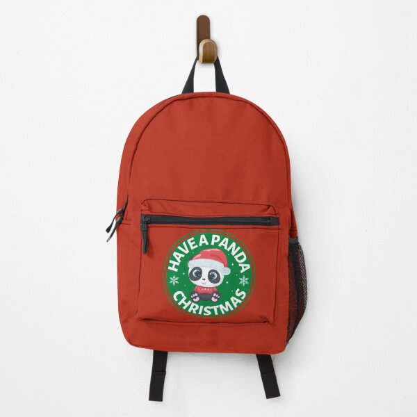 Item preview, Have a Panda Christmas (green)- Cute Animal Friendly Panda - Christmas Panda Bear Gift designed and sold by CaitU.