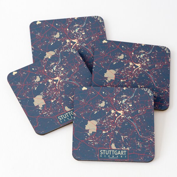 Item preview, Stuttgart City Map of Germany - Hope designed and sold by deMAP.