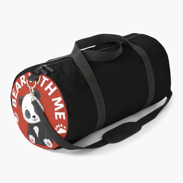 Item preview, Bear with me Panda Pun (Red)- Cute Animal Friendly Panda - Gift for Panda Lovers designed and sold by CaitU.
