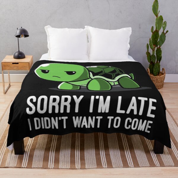 Item preview, Angry tortoise dont want to come attitude quote designed and sold by Sovik Goswami.