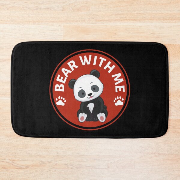 Item preview, Bear with me Panda Pun (Red)- Cute Animal Friendly Panda - Gift for Panda Lovers designed and sold by CaitU.