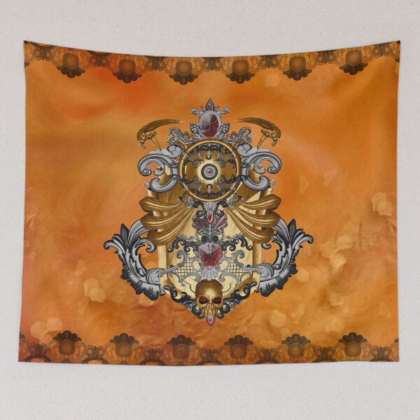 Item preview, Elegant decorative shield with skull designed and sold by nicky2342.