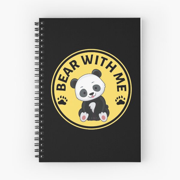 Item preview, Bear with me Panda Pun (Yellow)- Cute Animal Friendly Panda - Gift for Panda Lovers designed and sold by CaitU.