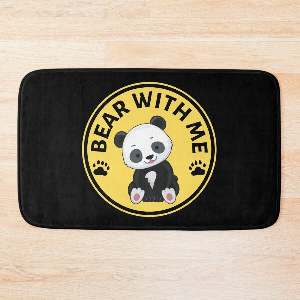 Item preview, Bear with me Panda Pun (Yellow)- Cute Animal Friendly Panda - Gift for Panda Lovers designed and sold by CaitU.