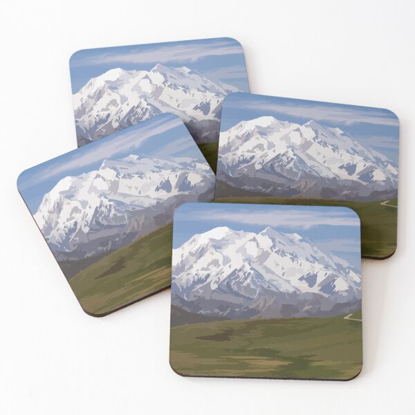 Item preview, Mount Denali Vector Painting designed and sold by Positive Lad.