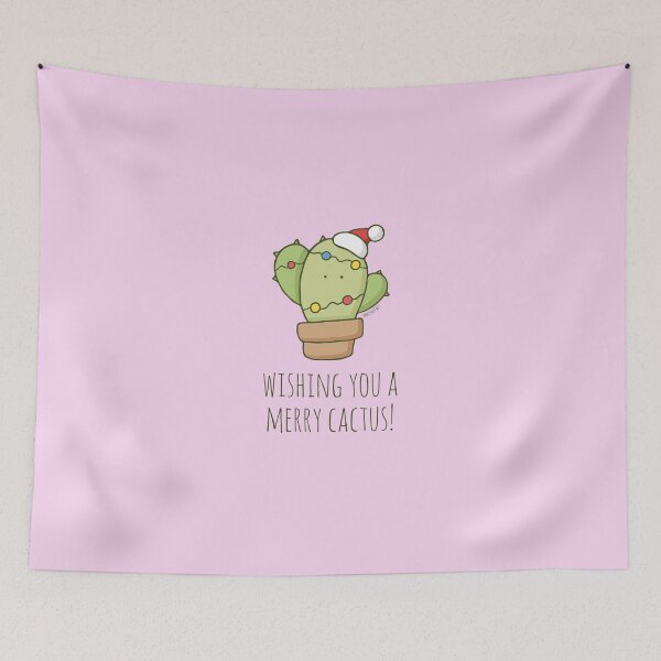 Item preview, Wishing You a Merry Cactus! designed and sold by myndfart.