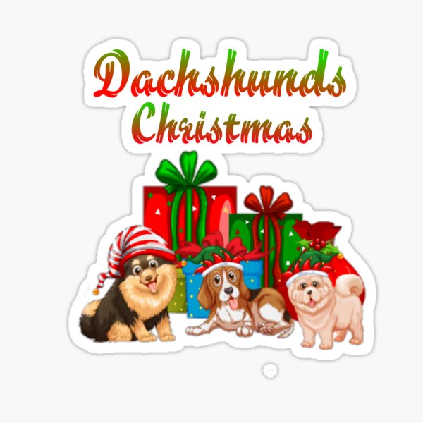 Artikel-Vorschau von Dackel Weihnachten, designt und verkauft von Nedskr.