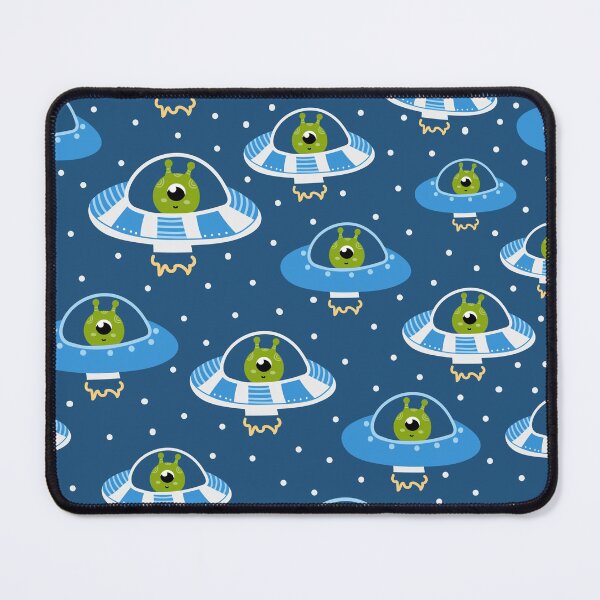 Item preview, childish alien spaceships designed and sold by Lozovytska.
