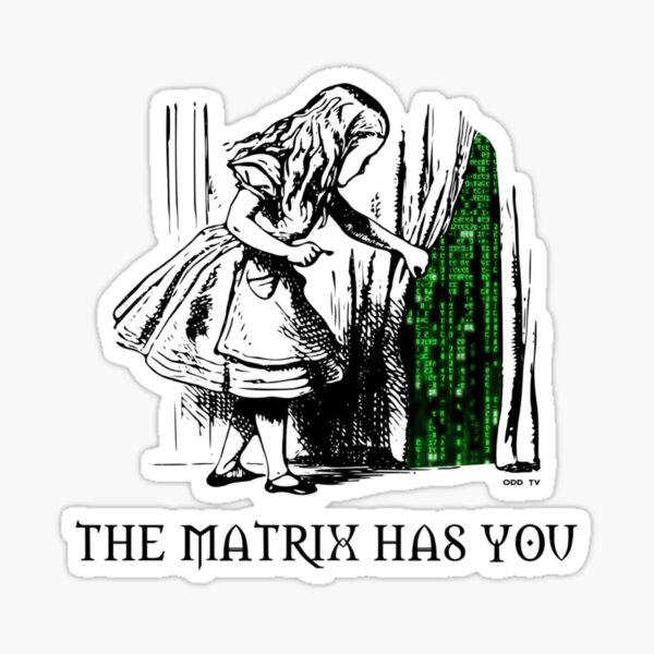 Item preview, Alice in the Wonderland Matrix Rabbit Hole | Perfect Gift designed and sold by justinawoo.