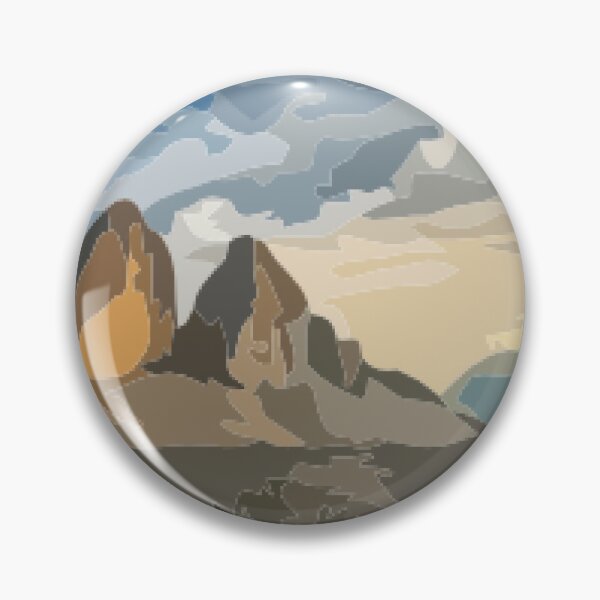 Item preview, Dolomites Vector Painting designed and sold by Positive Lad.
