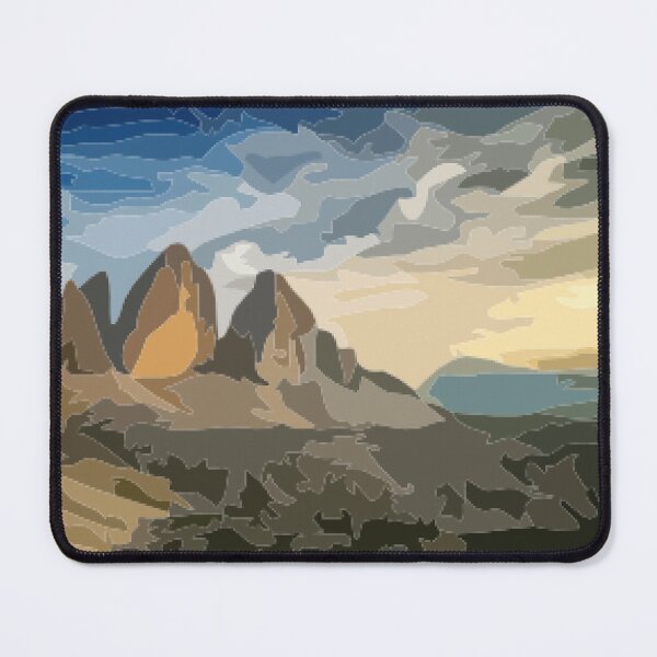 Item preview, Dolomites Vector Painting designed and sold by Positive Lad.