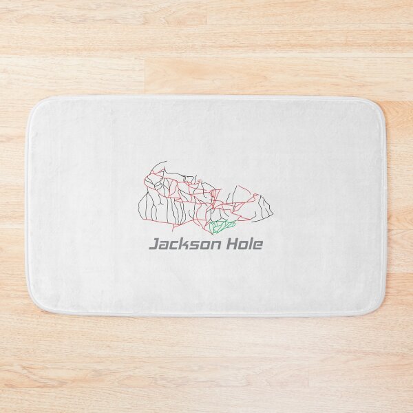 Artikelvorschau, Jackson Hole Wyoming Skipiste-Karte - Winterurlaubsgeschenk| Perfektes Geschenk entworfen und verkauft von justinawoo.