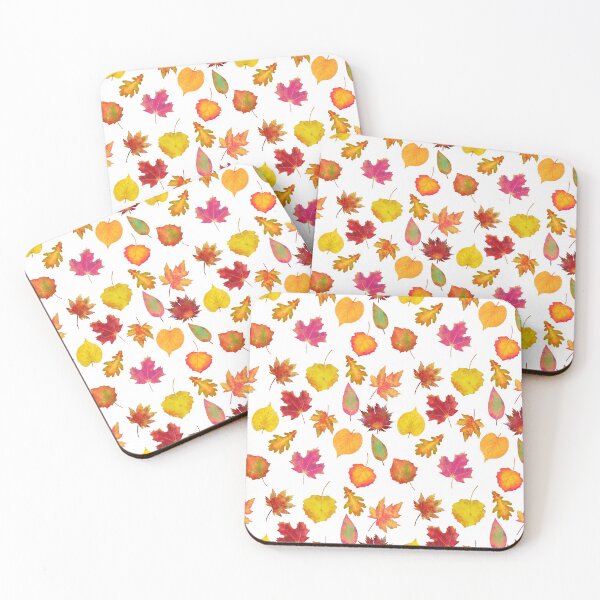 Item preview, Watercolor autumn leaves designed and sold by SychEvaartist.