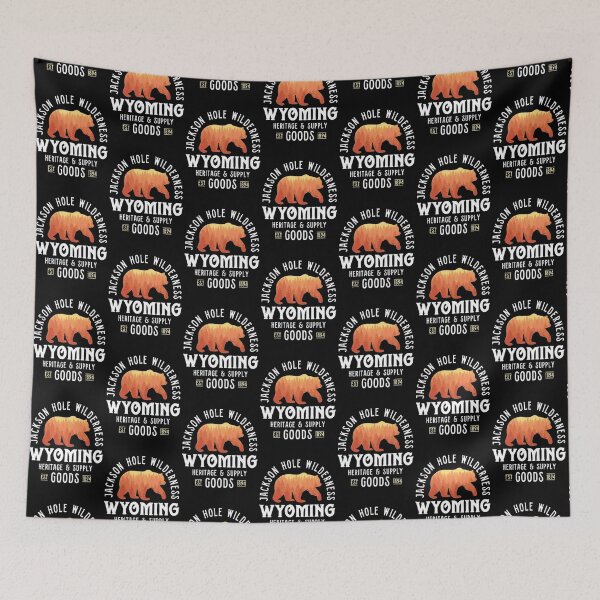 Item preview, Jackson Hole Bear Men Women Wyoming Tshirt| Perfect Gift designed and sold by justinawoo.