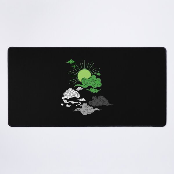 Item preview, Aro Sun and Clouds. Aromantic Pride designed and sold by Subtle Pride Shop.