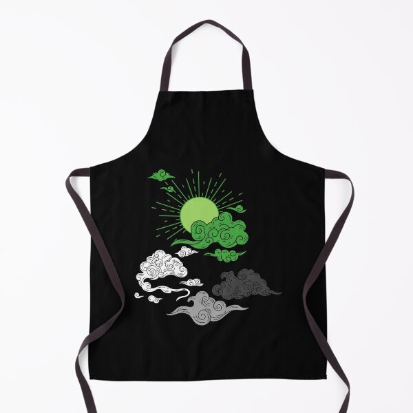 Item preview, Aro Sun and Clouds. Aromantic Pride designed and sold by Subtle Pride Shop.