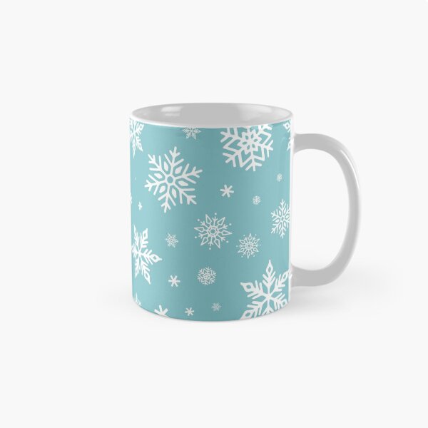 Item preview, Magical Snowflakes Pale Blue Seamless White Christmas designed and sold by KoGaNu.