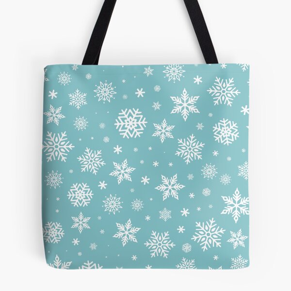 Item preview, Magical Snowflakes Pale Blue Seamless White Christmas designed and sold by KoGaNu.