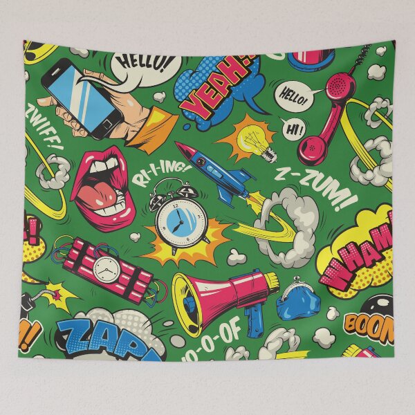 Item preview, Colorful Comic Pop Art Elements designed and sold by Vector Scout Lab.