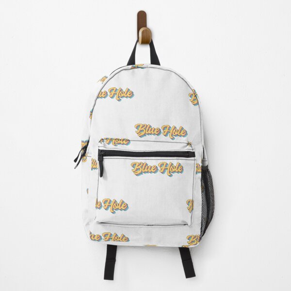Item preview, Blue Hole Retro Yellow Script| Perfect Gift designed and sold by justinawoo.