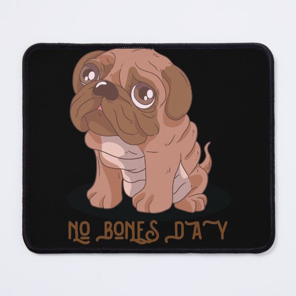 Item preview, No Bones Day Pug  designed and sold by HStudioPrints.