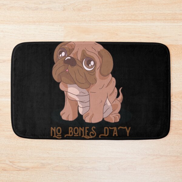 Item preview, No Bones Day Pug  designed and sold by HStudioPrints.