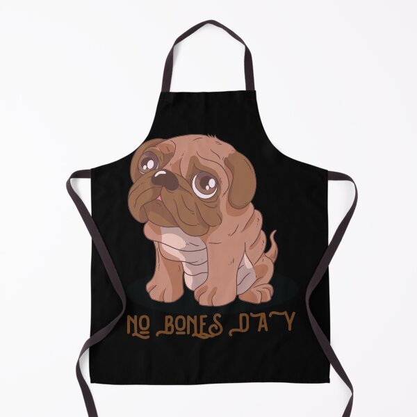 Item preview, No Bones Day Pug  designed and sold by HStudioPrints.