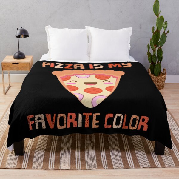 Item preview, My Favorite Color Is Pizza Funny Pepperoni Slice Dough Crust designed and sold by EverettLacy.