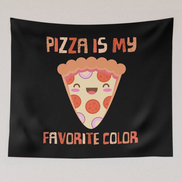 Item preview, My Favorite Color Is Pizza Funny Pepperoni Slice Dough Crust designed and sold by EverettLacy.