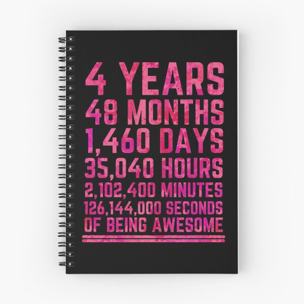 Item preview, 4 Years Of Being Awesome designed and sold by KARAKATE.