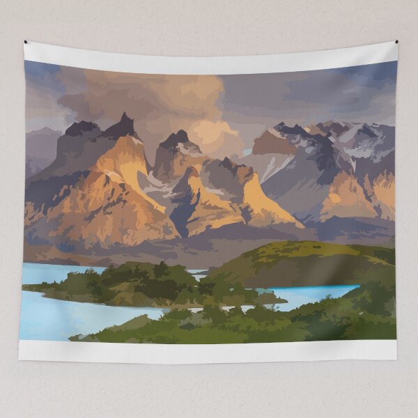 Item preview, Torres Del Paine Painting designed and sold by Positive Lad.