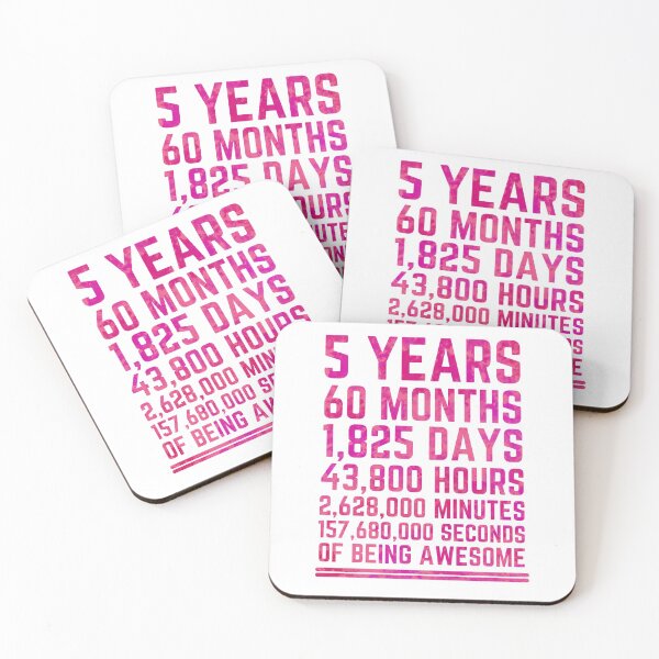 Item preview, 5 Years Of Being Awesome designed and sold by KARAKATE.