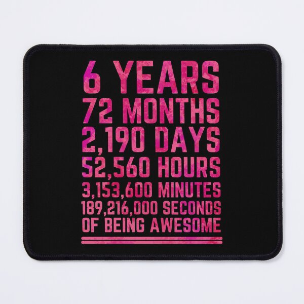 Item preview, 6 Years Of Being Awesome designed and sold by KARAKATE.