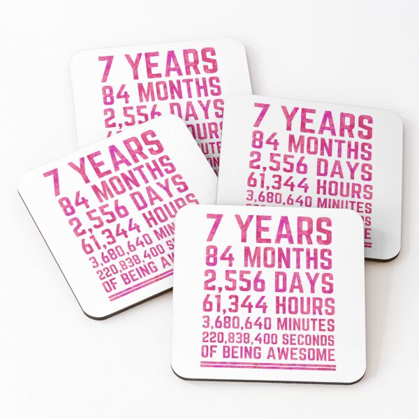 Item preview, 7 Years Of Being Awesome designed and sold by KARAKATE.