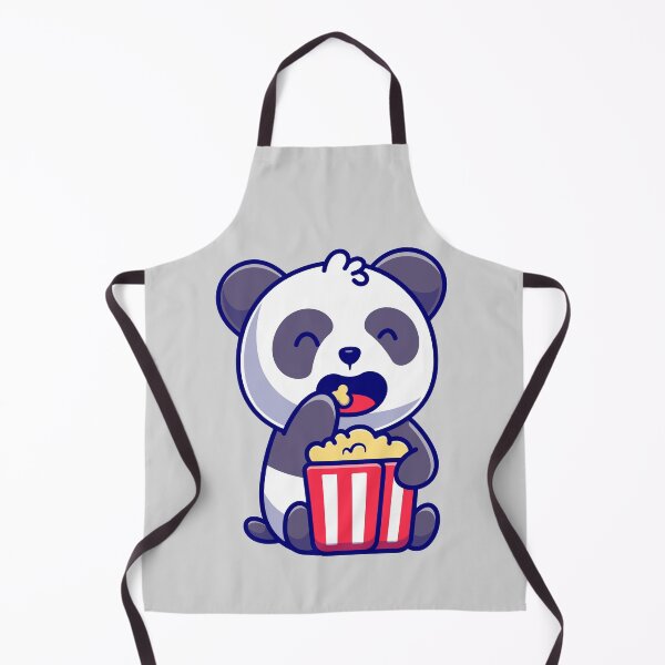 Item preview, Kawaii Panda Eating Popcorn designed and sold by Simplyy Unique.