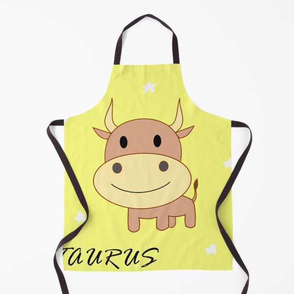 Item preview, cute cartoon Taurus zodiac designed and sold by Panya-Design.