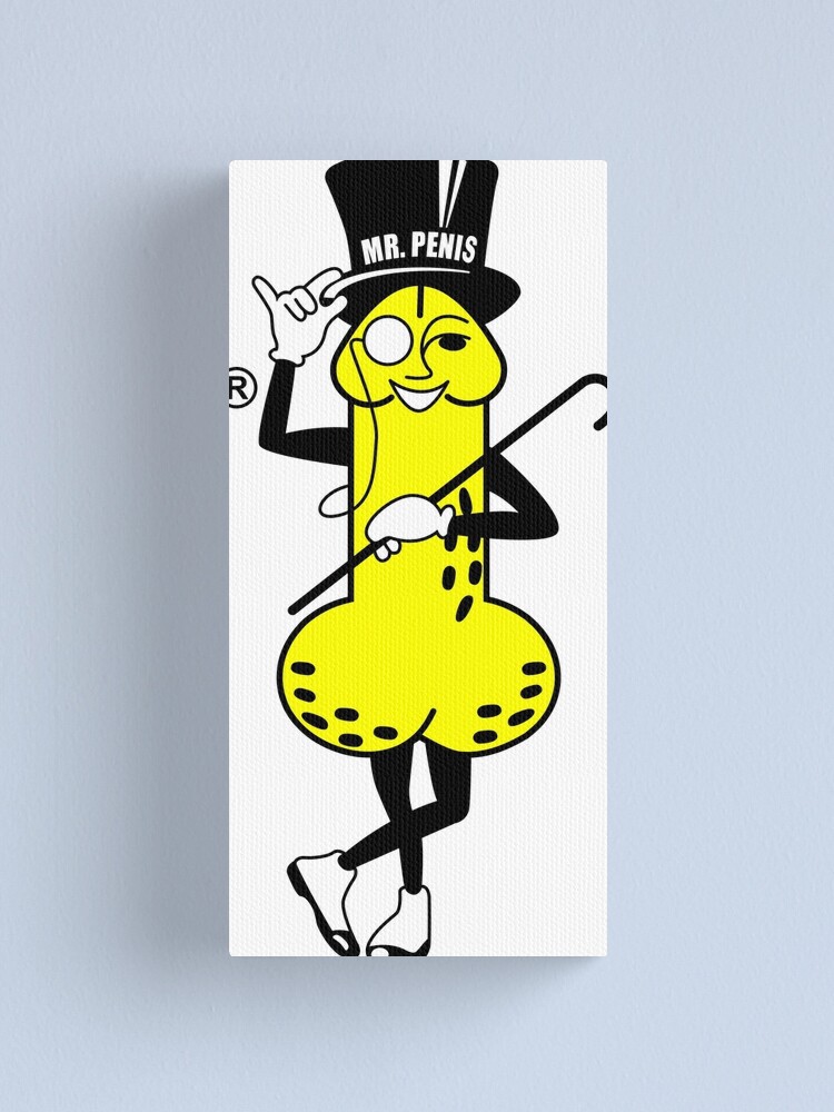 Mr. Penis Funny Mr. Peanut Parody Logo Art Print for Sale by MooreTees