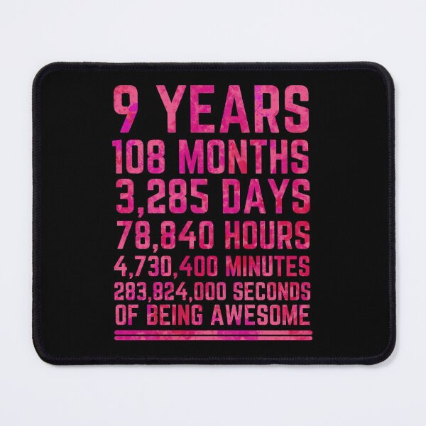 Item preview, 9 Years Of Being Awesome designed and sold by KARAKATE.