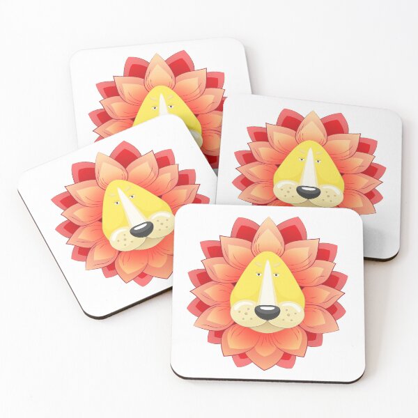 Item preview, A sunny lion with a flower mane designed and sold by Nadezhda Medvedeva.
