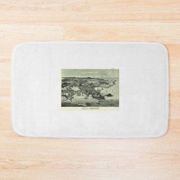 Item preview, Vintage Pictorial Map of Woods Hole Falmouth MA (1887)| Perfect Gift designed and sold by justinawoo.