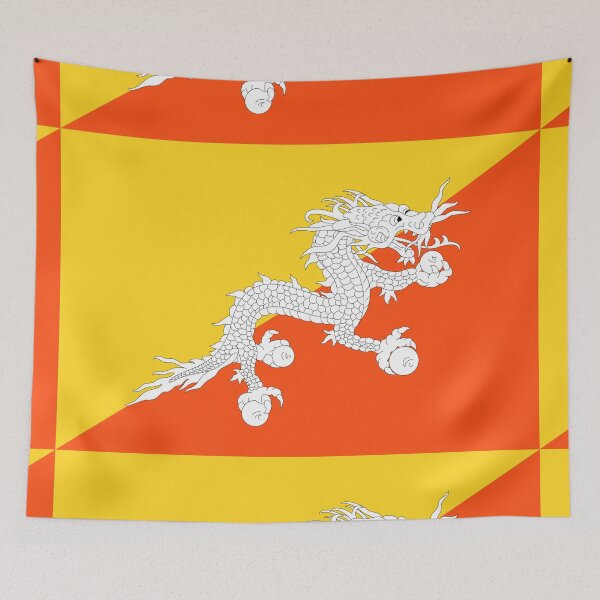 Item preview, Bhutan Flag designed and sold by WorldFlagCo.
