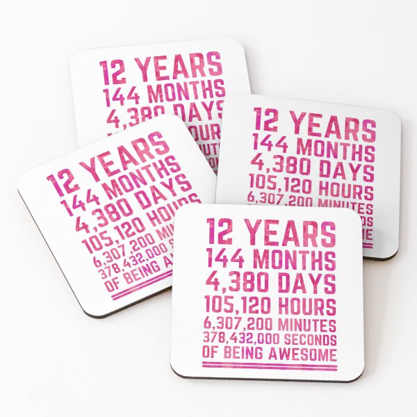 Item preview, 12 Years Of Being Awesome designed and sold by KARAKATE.