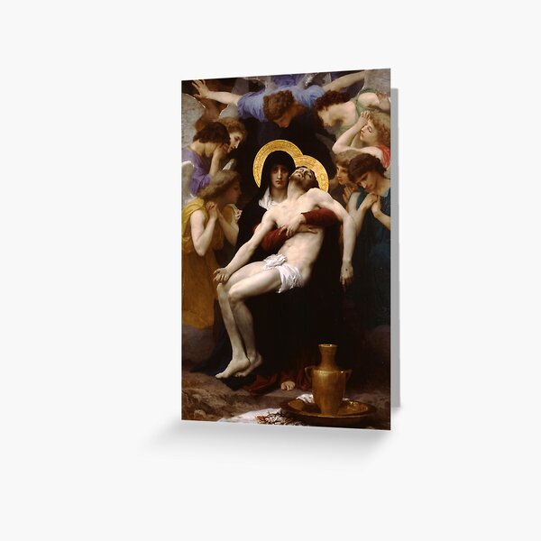 Item preview,  Pieta Chiffon by William Adolphe Bouguereau (1825-1905) designed and sold by Vintage Designs +.