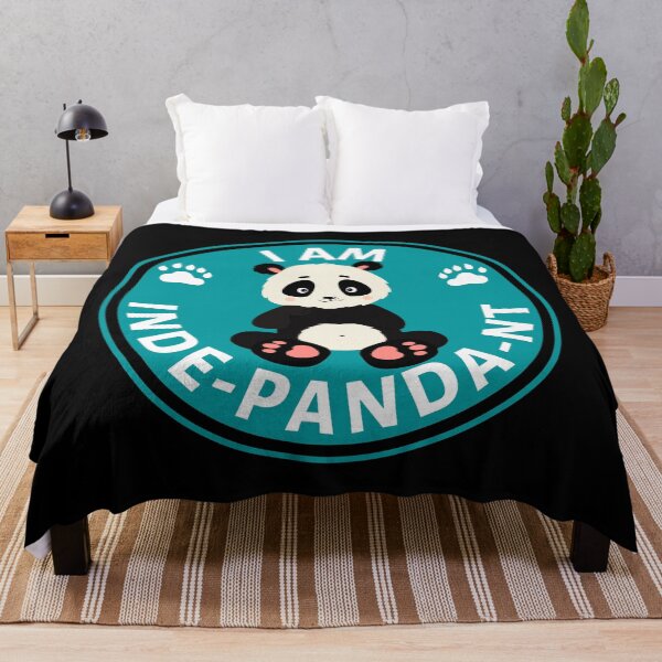 Item preview, I Am Indepandant Panda Pun - Cute Animal Friendly Panda - Gift for Panda Lovers designed and sold by CaitU.