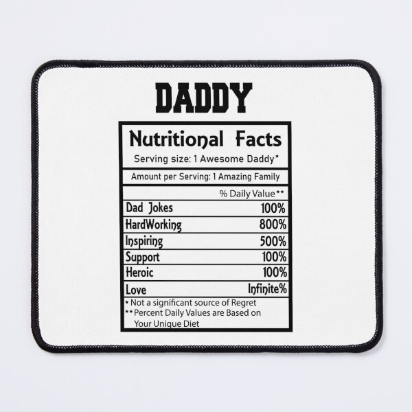 Item preview, Daddy nutritional facts - Bestdad Bestdaddy Ever designed and sold by Delandor.