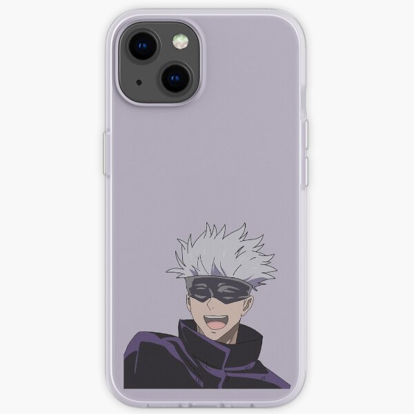 Satoru Gojo laughing iPhone Soft Case