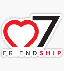 o7 (Heart) Friendship Sticker