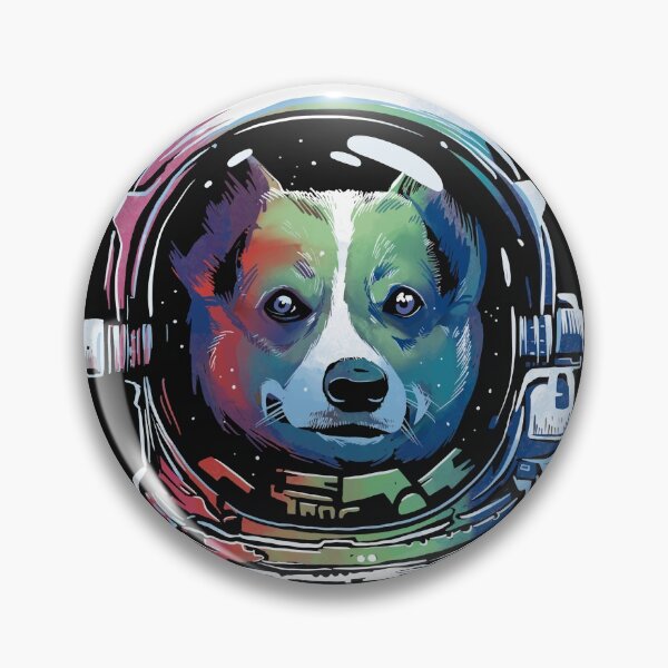 Item preview,  rainbow astronaut dog, corgi dog in space, designed and sold by Hicham4.